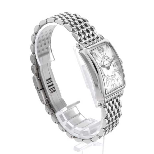フランクミュラー ロングアイランド レリーフ 902QZ REL OAC レディース 中古 腕時計 902QZ REL OAC シルバー FRANCK MULLER（フランクミュラー）ロング