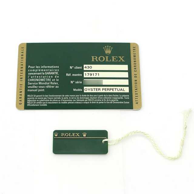 ロレックス デイトジャスト 179171G レディース 中古