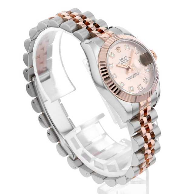 179171G ピンク ROLEX（ロレックス）デイトジャスト 10Pダイヤ 中古