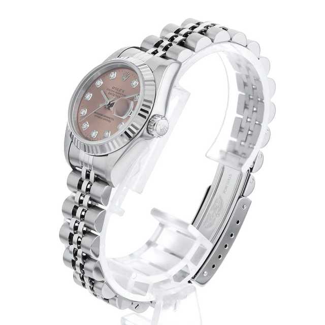 79174G ピンク ROLEX（ロレックス）デイトジャスト 10Pダイヤ 中古