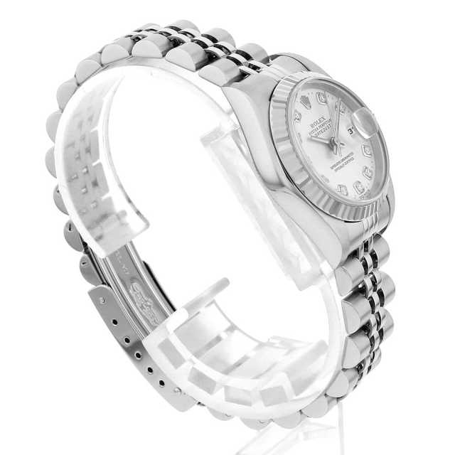 69174G シルバー ROLEX（ロレックス）デイトジャスト 10Pダイヤ 中古