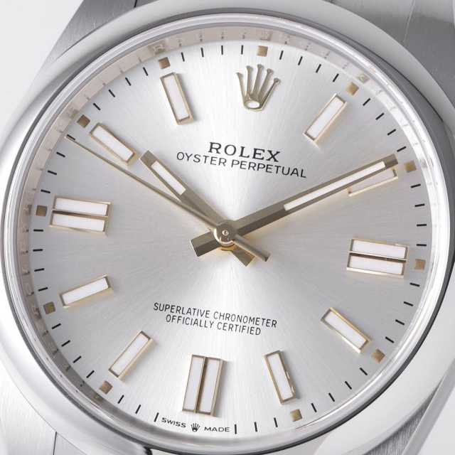 124300 シルバー ROLEX（ロレックス）オイスターパーペチュアル41 中古