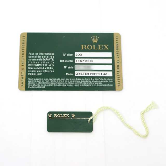 ロレックス GMTマスター 116710LN メンズ 中古