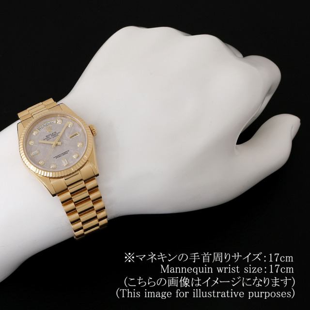 ロレックス デイデイト 118238A METEO メンズ 中古