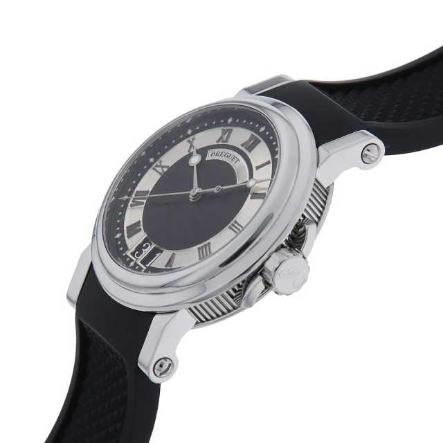 ブレゲ Breguet マリーン 5817用 替えラバーベルト 寸短 ショート ブレゲ BREGUET マリーン 3 5517 5547用 ラバーバンド ブラック
