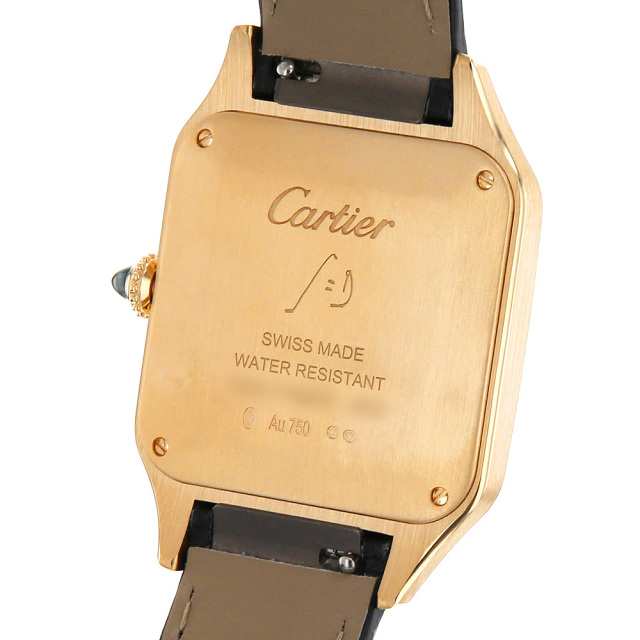 WGSA0077 ブルー Cartier（カルティエ）サントス デュモン LM 中古