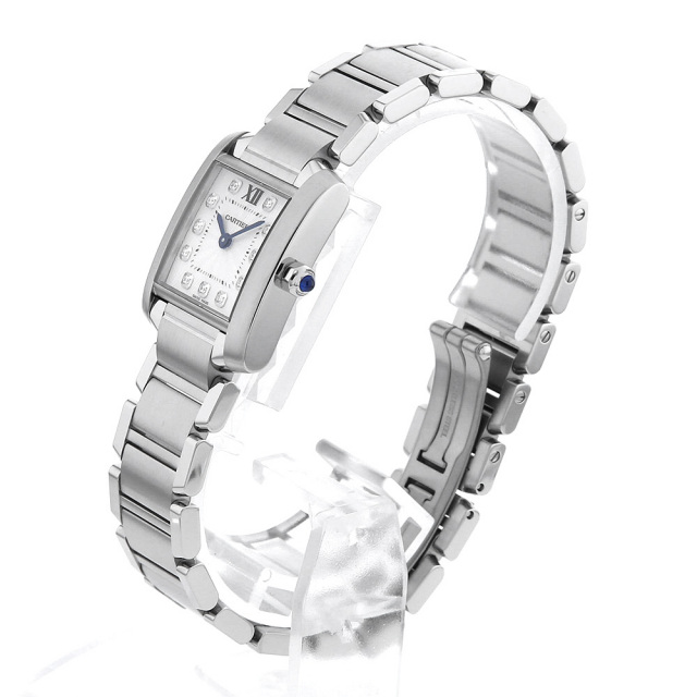 カルティエ タンクフランセーズ WE110006 レディース 中古