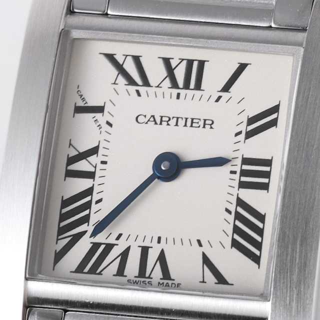カルティエ タンクフランセーズ W51008Q3 レディース 中古
