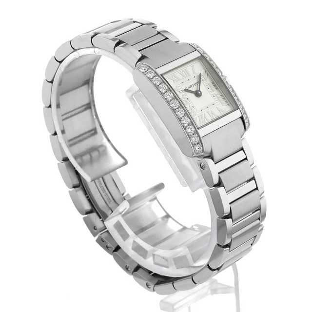 カルティエ タンクフランセーズ W4TA0020 レディース 中古