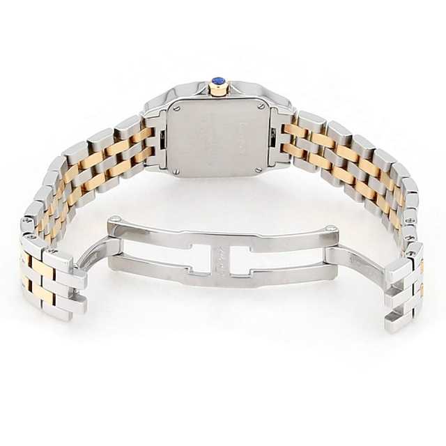 W25066Z6 アイボリー Cartier（カルティエ）サントス ドゥモワゼル SM  