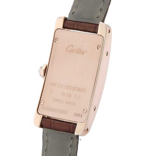 カルティエ タンクアメリカン W2607456 レディース 中古