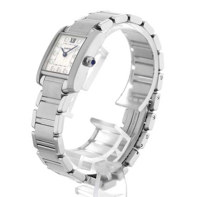 WE110006 シルバー Cartier（カルティエ）タンクフランセーズ SM 11P