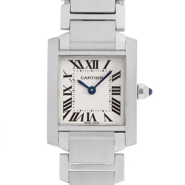 カルティエ タンクフランセーズ W51008Q3 レディース 中古