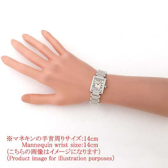 カルティエ タンクフランセーズ W4TA0008 レディース 中古