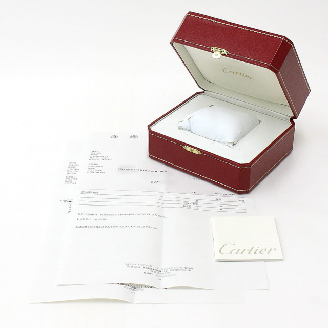カルティエ タンクフランセーズ W4TA0008 レディース 中古