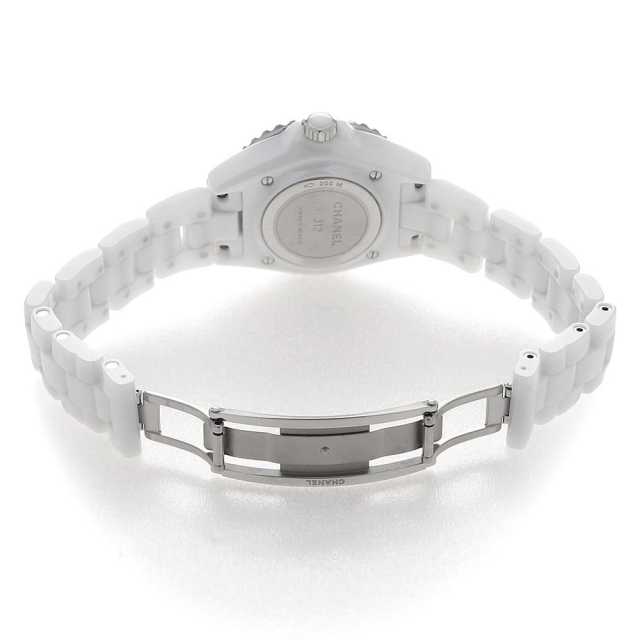 H5704 ホワイトシェル CHANEL（シャネル）J12 白セラミック 12Pダイヤ