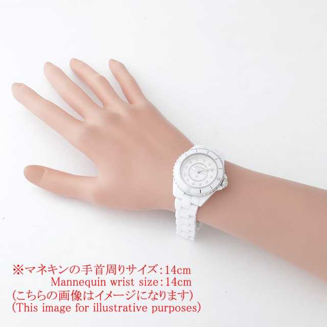 H5704 ホワイトシェル CHANEL（シャネル）J12 白セラミック 12Pダイヤ