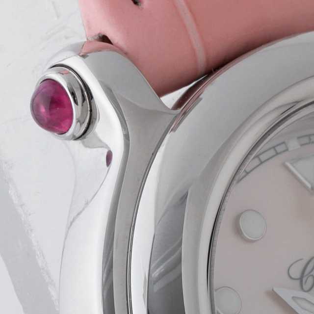 【中古品】Chopard スクエアフェイス 時計 ピンク 中古品】Chopard スクエアフェイス 時計 ピンク 中古品】Chopard