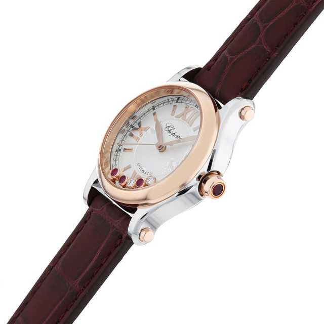 ショパール ハッピースポーツ 278573-6026 レディース 中古 腕時計 278573-6026 シルバー Chopard（ショパール）ハッピースポーツ 中古