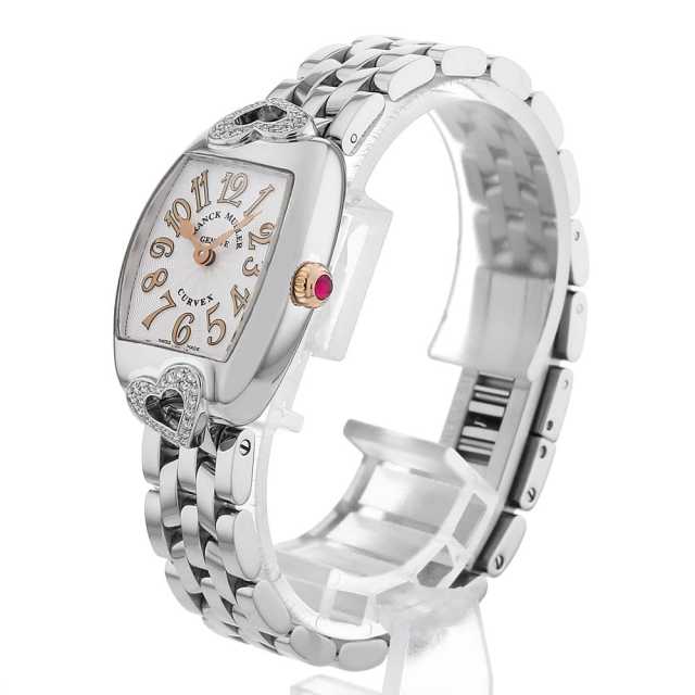 フランクミュラー トノーカーベックス インターミディエ レリーフ 2252QZ REL OAC レディース 中古 腕時計 FRANCK MULLER（フランクミュラー） トノーカーベックス
