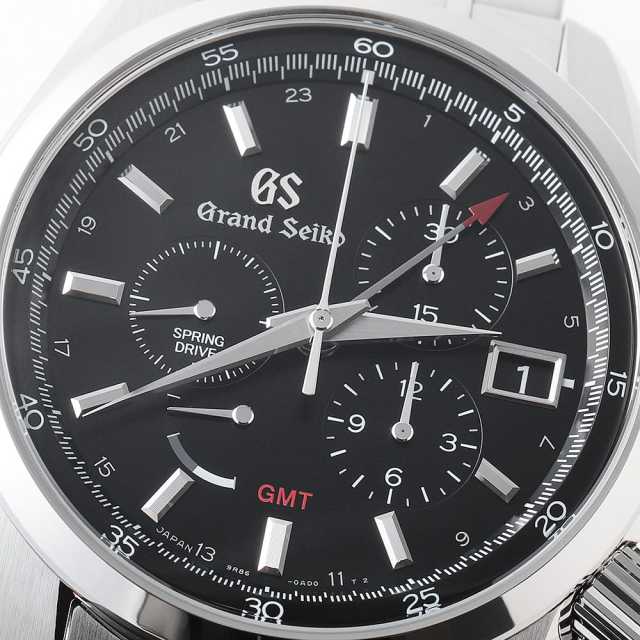 SBGC003 グランドセイコー GMT クロノグラフ 　スプリングドライブ SBGC203 ブラック Grand Seiko（グランドセイコー）スポーツ