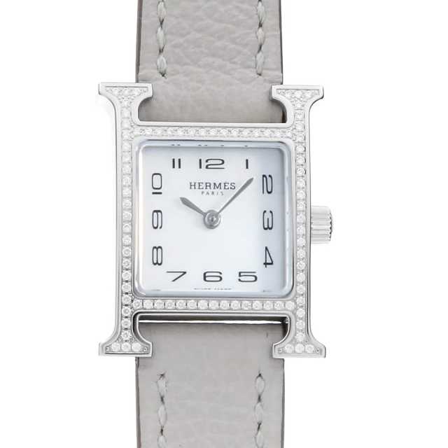 HH1.131 ホワイトシェル HERMES（エルメス）Hウォッチミニ 中古 | 東京