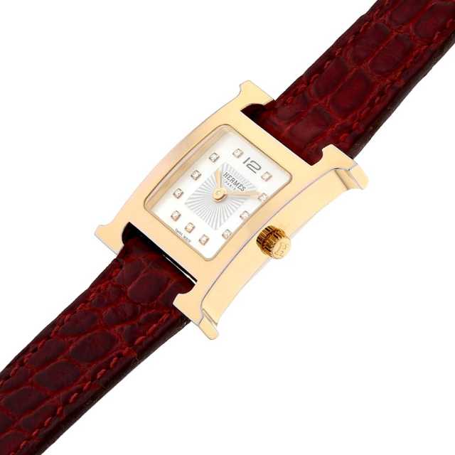エルメス Hウォッチ HH1.202 レディース 中古 腕時計 HH1.202 ホワイトシェル HERMES（エルメス）Hウォッチ 中古 | 東京