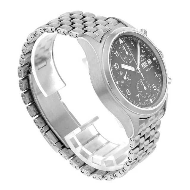 ヤバいやつ IW370607(3706-07) ブラック IWC メカニカルフリーガークロノ