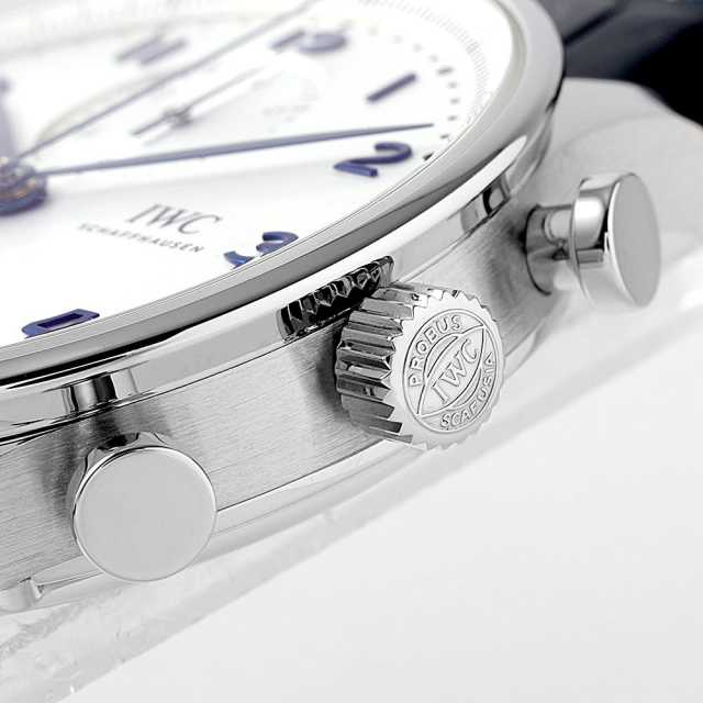 IWC ポルトギーゼ クロノグラフ IW371605 純正革ベルト/バックル付属 IWC ポルトギーゼ クロノグラフ IW371605 純正革ベルト/バックル