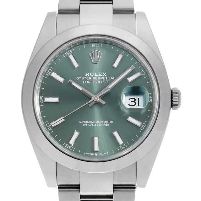 126300 ミントグリーン ROLEX（ロレックス）デイトジャスト41 未