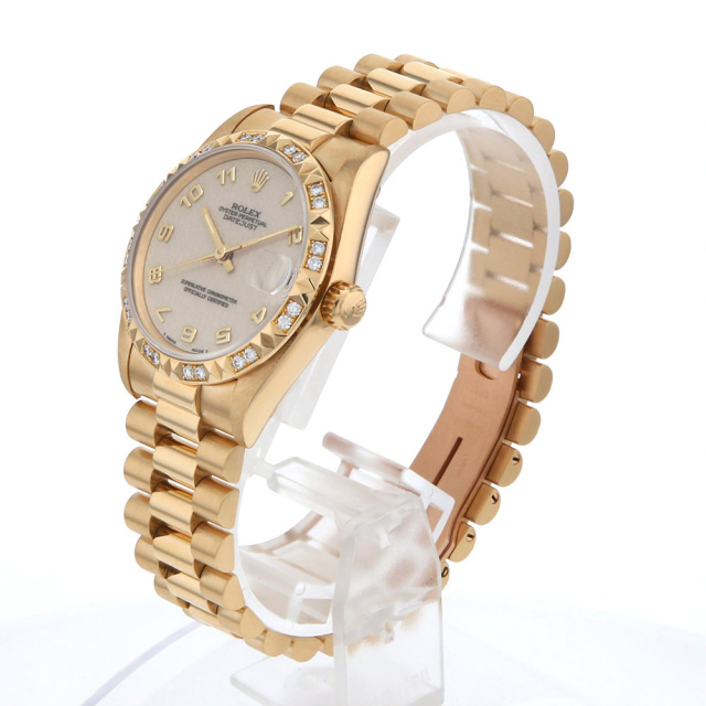 68258 アイボリー ROLEX（ロレックス）デイトジャスト ピラミッド 