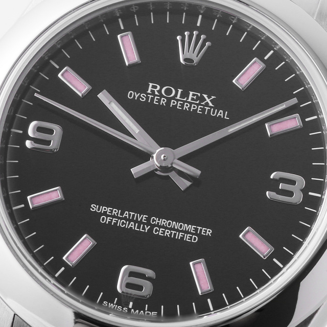 177200 ブラック ROLEX（ロレックス）オイスターパーペチュアル 中古  