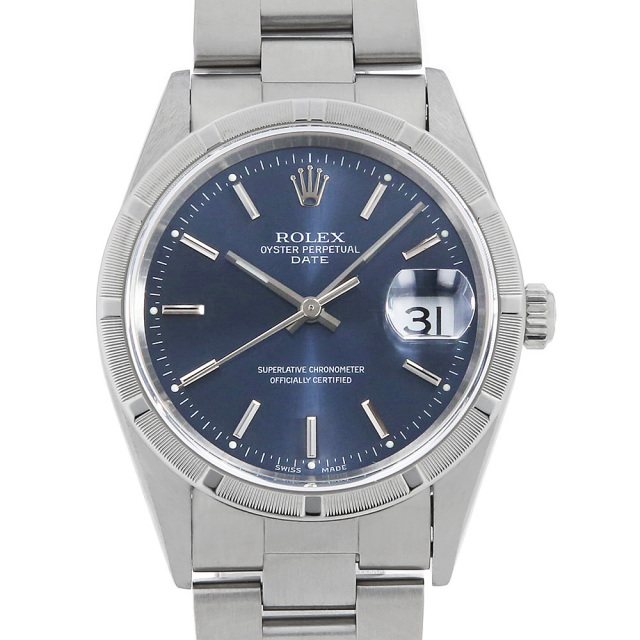 15210 ブルー ROLEX（ロレックス）オイスターパーペチュアル デイト 