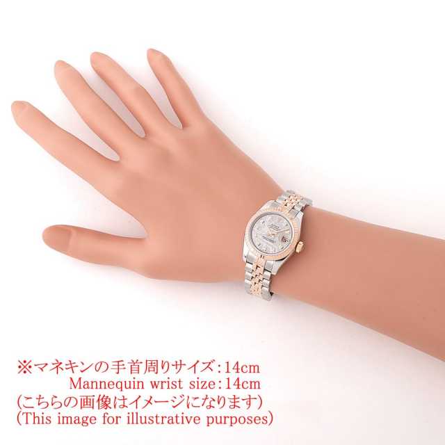 ロレックス デイトジャスト 10Pダイヤ 179171G METEO メテオライト V番 レディース 中古 腕時計 179171G METEO メテオライト ROLEX（ロレックス）デイトジャスト 10P