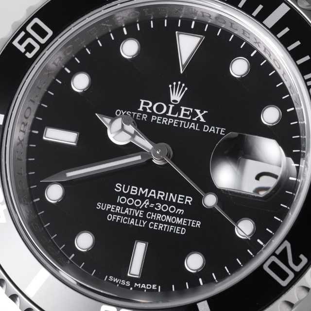 16610 ブラック ROLEX（ロレックス）サブマリーナ デイト 中古