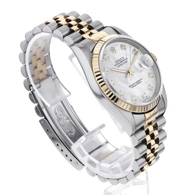 【正規品　ROLEX】デイトジャスト ダイヤ10P 16234G SODA ソーダライト ROLEX（ロレックス）デイトジャスト