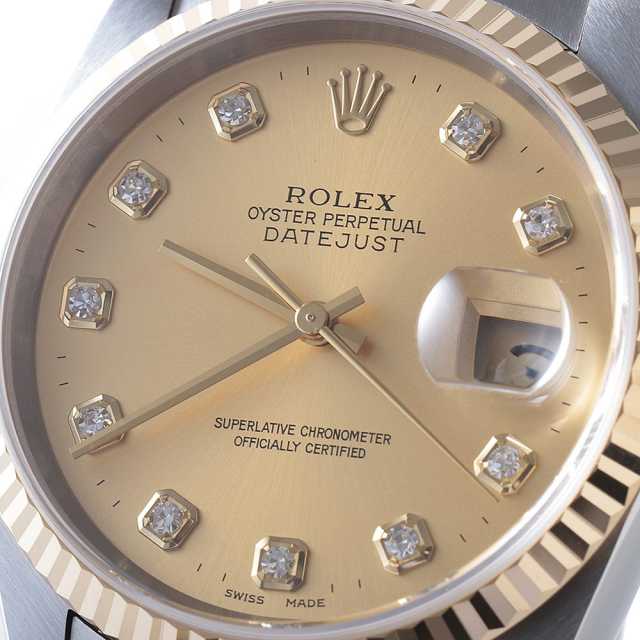 ロレックス デイトジャスト 16233G メンズ 中古