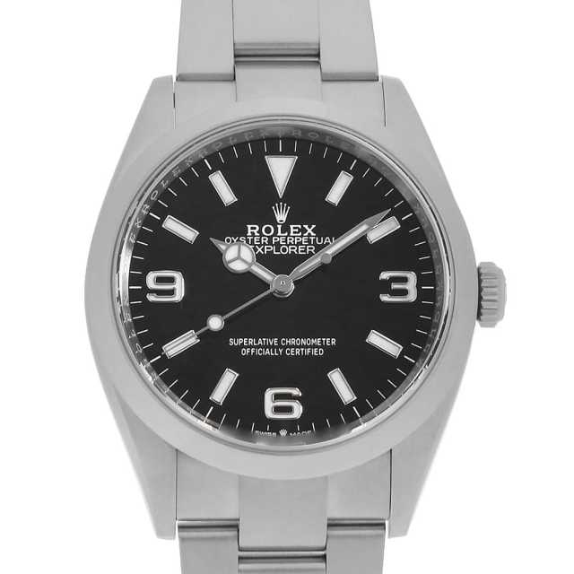 最新未使用品！ 124270 ブラック ROLEX（ロレックス）エクスプローラー36 中古