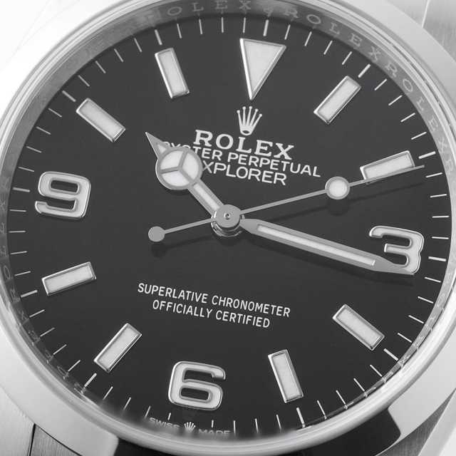 【リユース】ROLEX メンズウォッチ エクスプローラー1 14270 124270 ブラック ROLEX（ロレックス）エクスプローラー36 中古