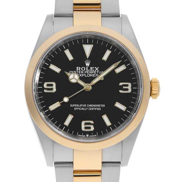 124273 ブラック ROLEX（ロレックス）エクスプローラー36 中古