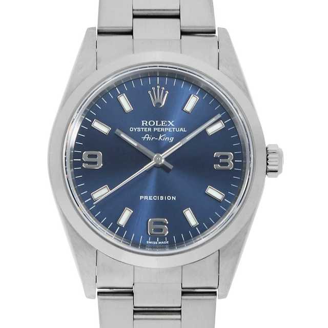 leon611　ROLEX 純正Men'sエアーキング  コマ2連 ロレックス エアキング 5500 / ROLEX Air-King Ref.5500 が入荷