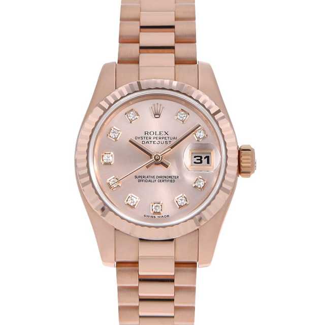 179175FG ピンク ROLEX（ロレックス）デイトジャスト 10Pダイヤ 中古  