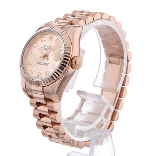 179175FG ピンク ROLEX（ロレックス）デイトジャスト 10Pダイヤ 中古  