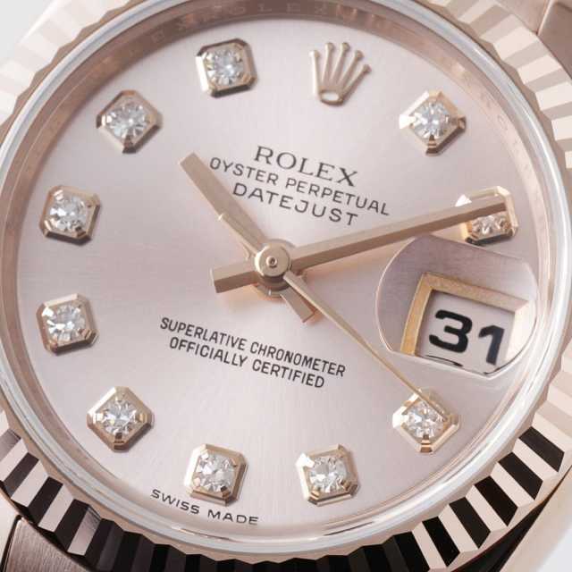 179175FG ピンク ROLEX（ロレックス）デイトジャスト 10Pダイヤ 中古  