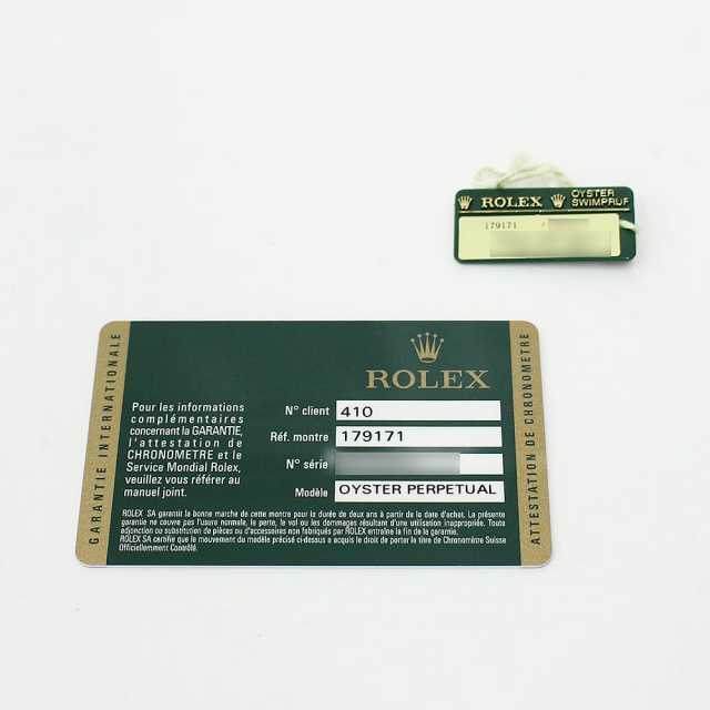ロレックス デイトジャスト 179171G レディース 中古