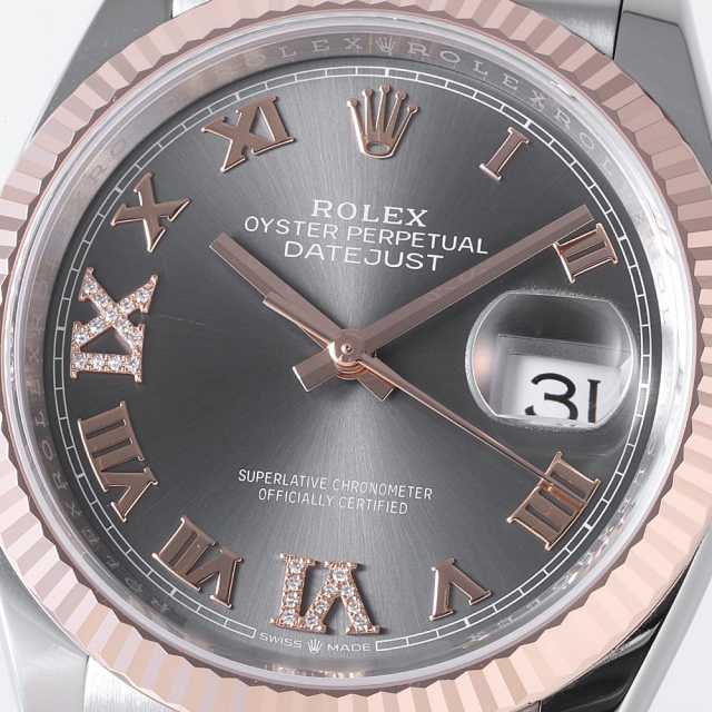 126231 スレート ROLEX（ロレックス）デイトジャスト36 VI/IX