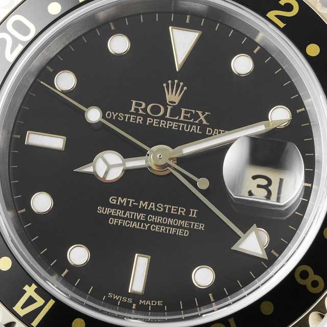 16713 ブラック ROLEX（ロレックス）GMTマスターII 中古 | 東京・大阪