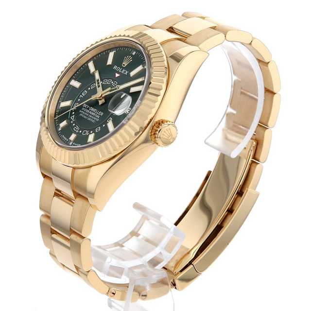 336938 ブライトグリーン ROLEX（ロレックス）スカイドゥエラー 中古