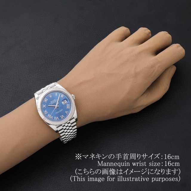 新品 ロレックス ROLEX デイトジャスト41 ブルーローマン 文字盤