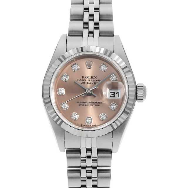 79174G ピンク ROLEX（ロレックス）デイトジャスト 10Pダイヤ 中古